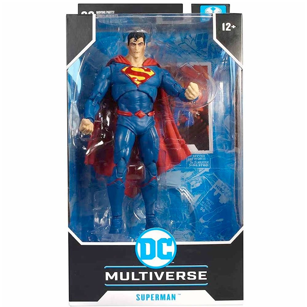 Figura superman mcfarlane chile en caja DC Multiverse con capa roja y traje azul Figura superman mcfarlane chile en caja DC Multiverse con capa roja y traje azul
